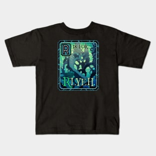 R is for R'lyeh Kids T-Shirt